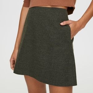 NWT Aritzia Wilfred Renée A-Line Mini Skirt size 8